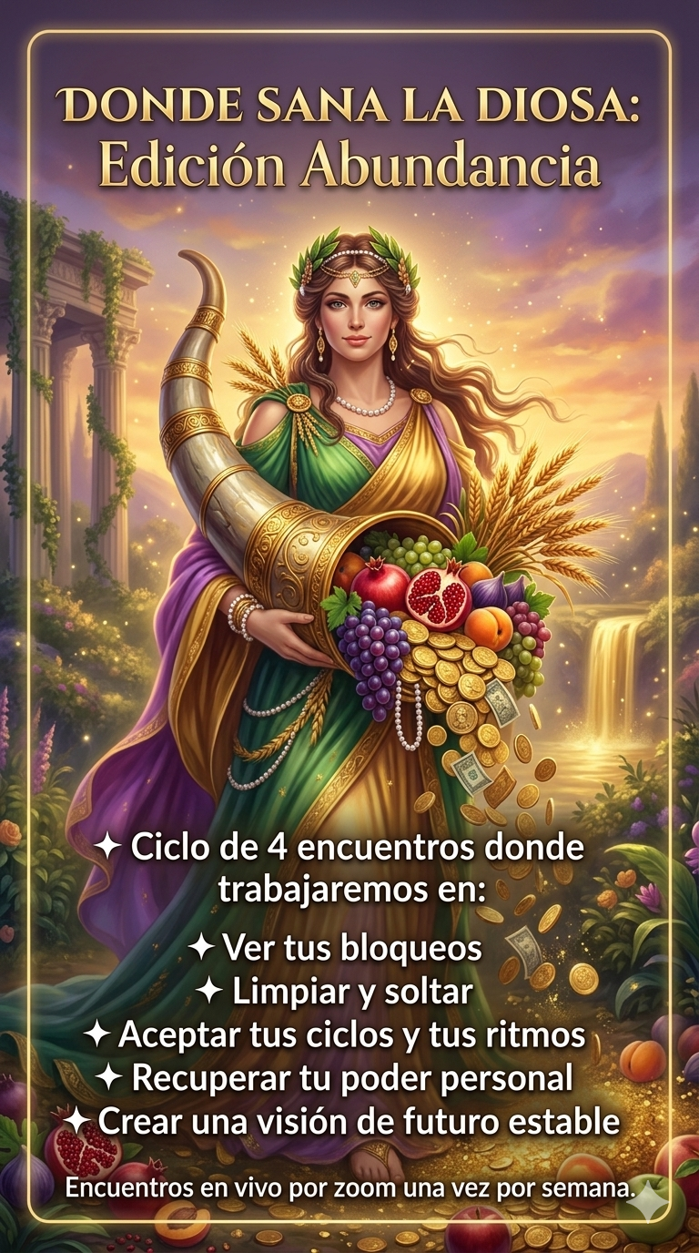 DONDE SANA LA DIOSA: EDICIÓN ABUNDANCIA